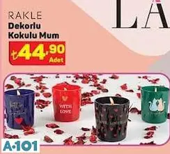 RAKLE DEKORLU KOKULU MUM RAKLE DEKORLU KOKULU MUM